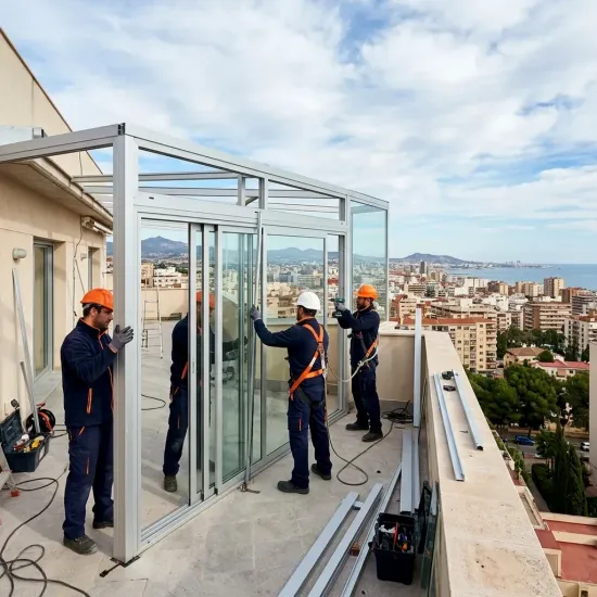 Reparación de Cerramientos de terraza en Huesca · Fix for Homes - Reparadores del Hogar